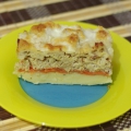 Рецепт - Запеканка из пюре и фарша