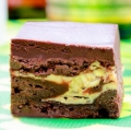 Рецепт - Брауни со сливочным кремом и шоколадным ганашем